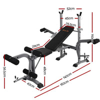 Everfit Weight Bench 8 in 1 Bench Press Adjustable Home Gym Station - Snagva