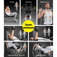 Everfit Multi Station Weight Bench Press Fitness Weights Equipment - Snagva