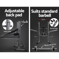 Everfit Multi Station Weight Bench Press Fitness Weights Equipment - Snagva
