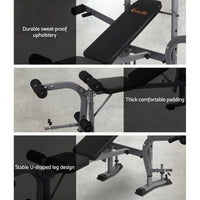 Everfit Multi Station Weight Bench Press Fitness Weights Equipment - Snagva