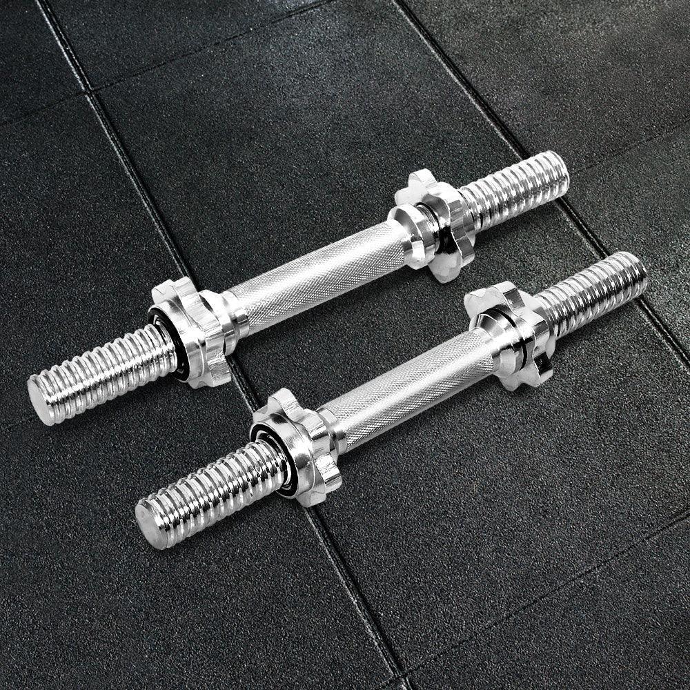 Everfit 45cm Dumbbell Bar Gym Home Exercise 150kg Capacity - Snagva