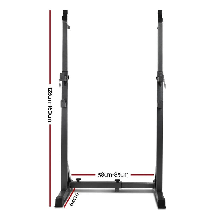Everfit Weight Bench Adjustable Squat Rack Home Gym Equipment 300kg - Snagva