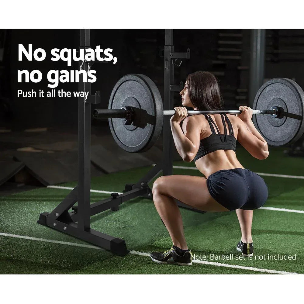Everfit Weight Bench Adjustable Squat Rack Home Gym Equipment 300kg - Snagva
