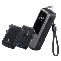 Anker Laptop Power Bank (25K, 165W, Built-In and Retractable Cables)