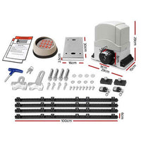 LockMaster Electric Sliding Gate Opener 1200KG Keypad 4M