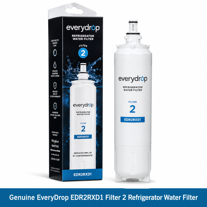 Compatible replacement EveryDrop EDR2RXD1 Filter 2 Refrigerator Water Filter - 1 Pack