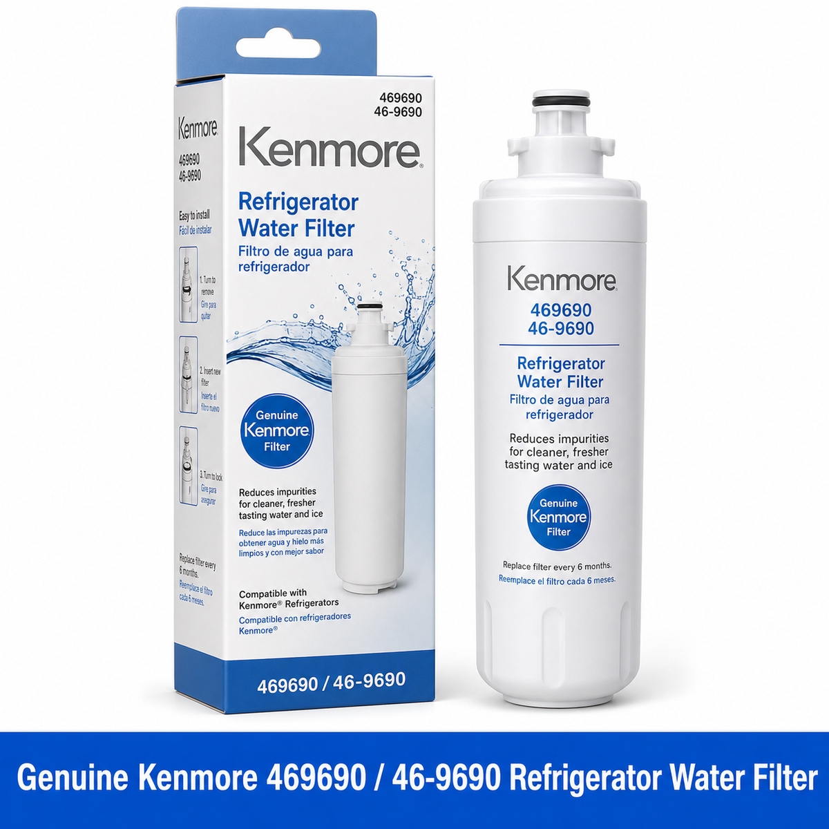 Compatible Replacement for Kenmore 469690 / 46-9690 Filter