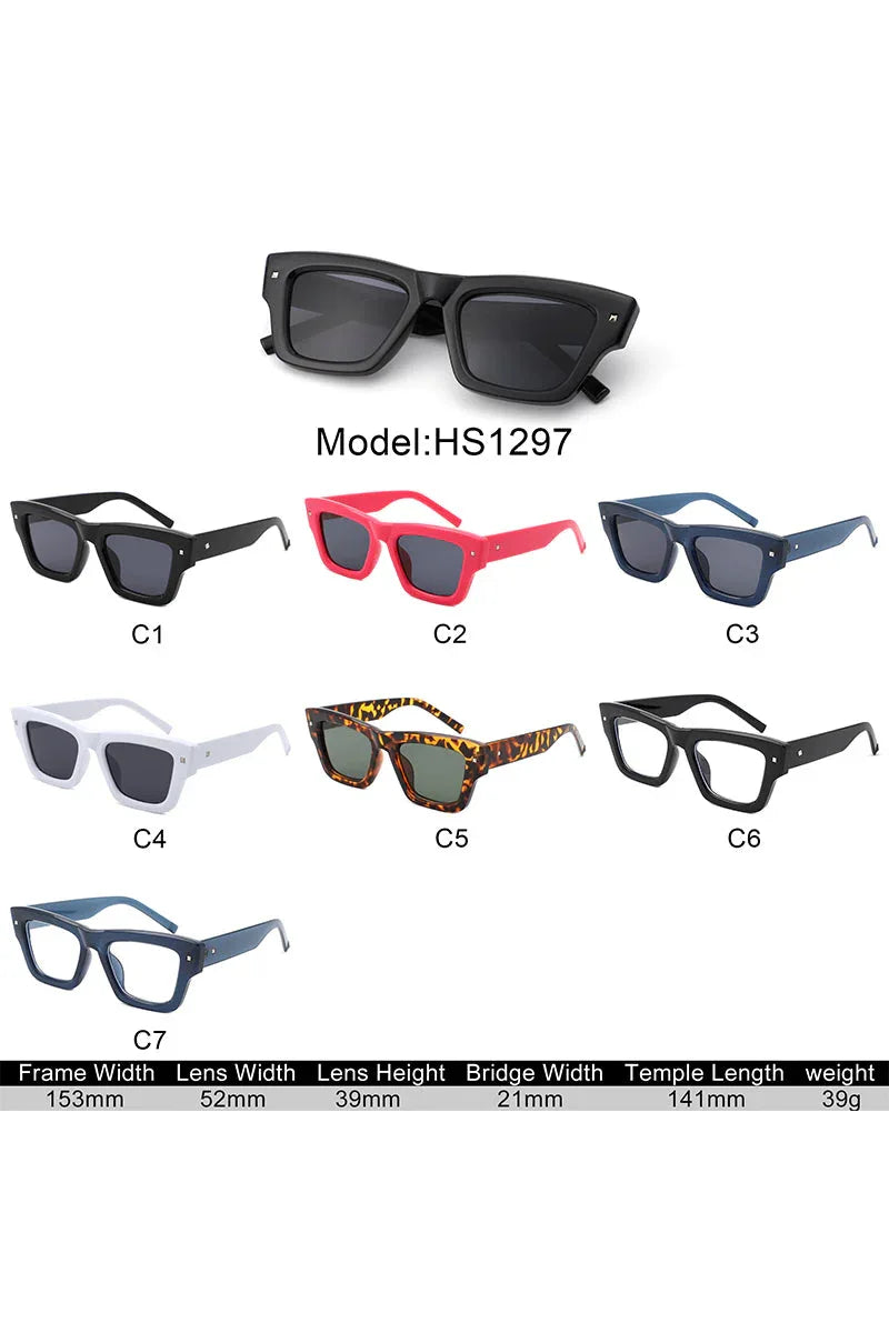 Althor - Retro Cat Eye Square Fashion Sunglasses product image for TrustyMall.