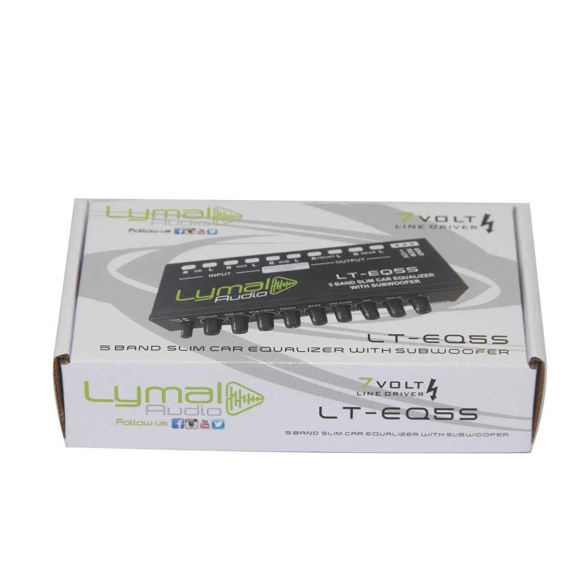 LT-EQ5S 5 Band 9 Volt Car Audio Graphic Equalizer - Snagva