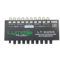 LT-EQ5S 5 Band 9 Volt Car Audio Graphic Equalizer - Snagva