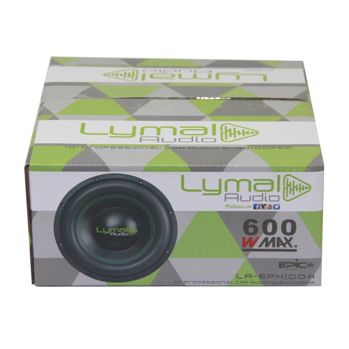 LA-EPX10D4 10" Subwoofer 600 Watts DVC 4-Ohm - Snagva
