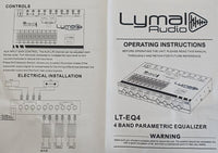 LT-EQ4 4 Band 9 Volt Car Audio Graphic Equalizer - Snagva