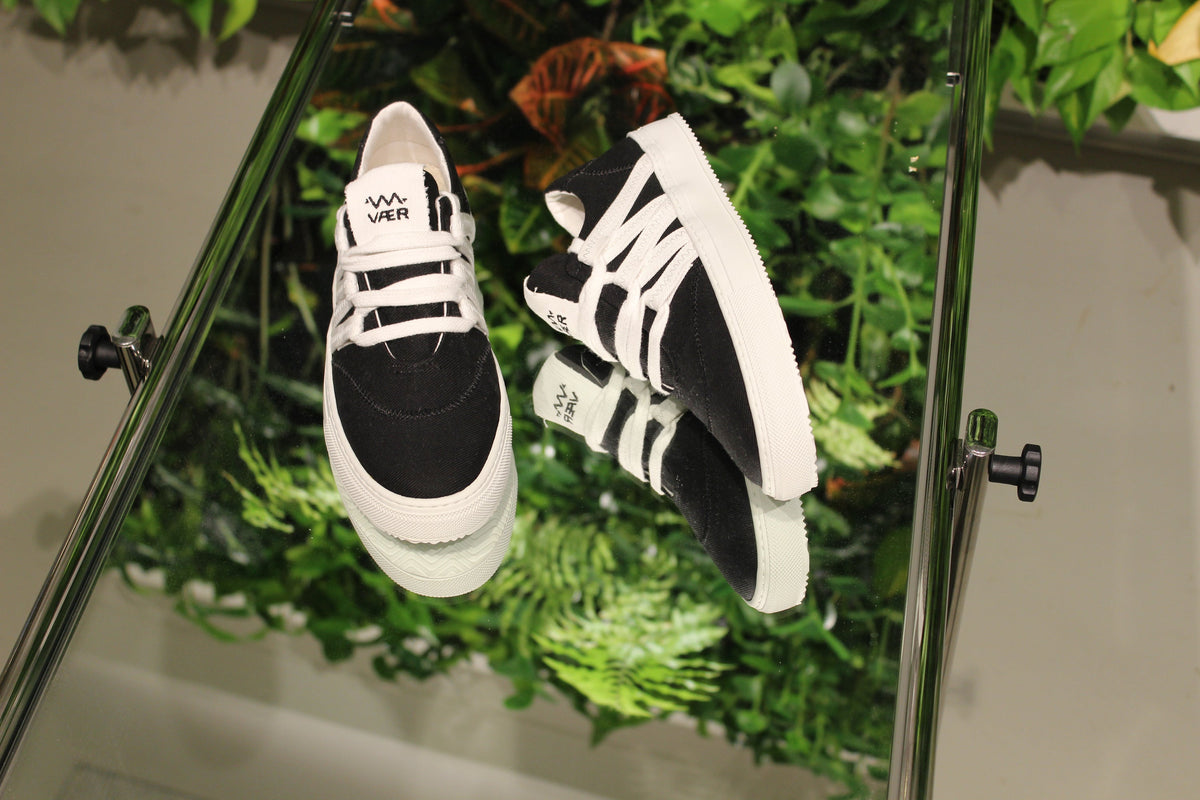 Black Phoenix Sneaker - front angle view