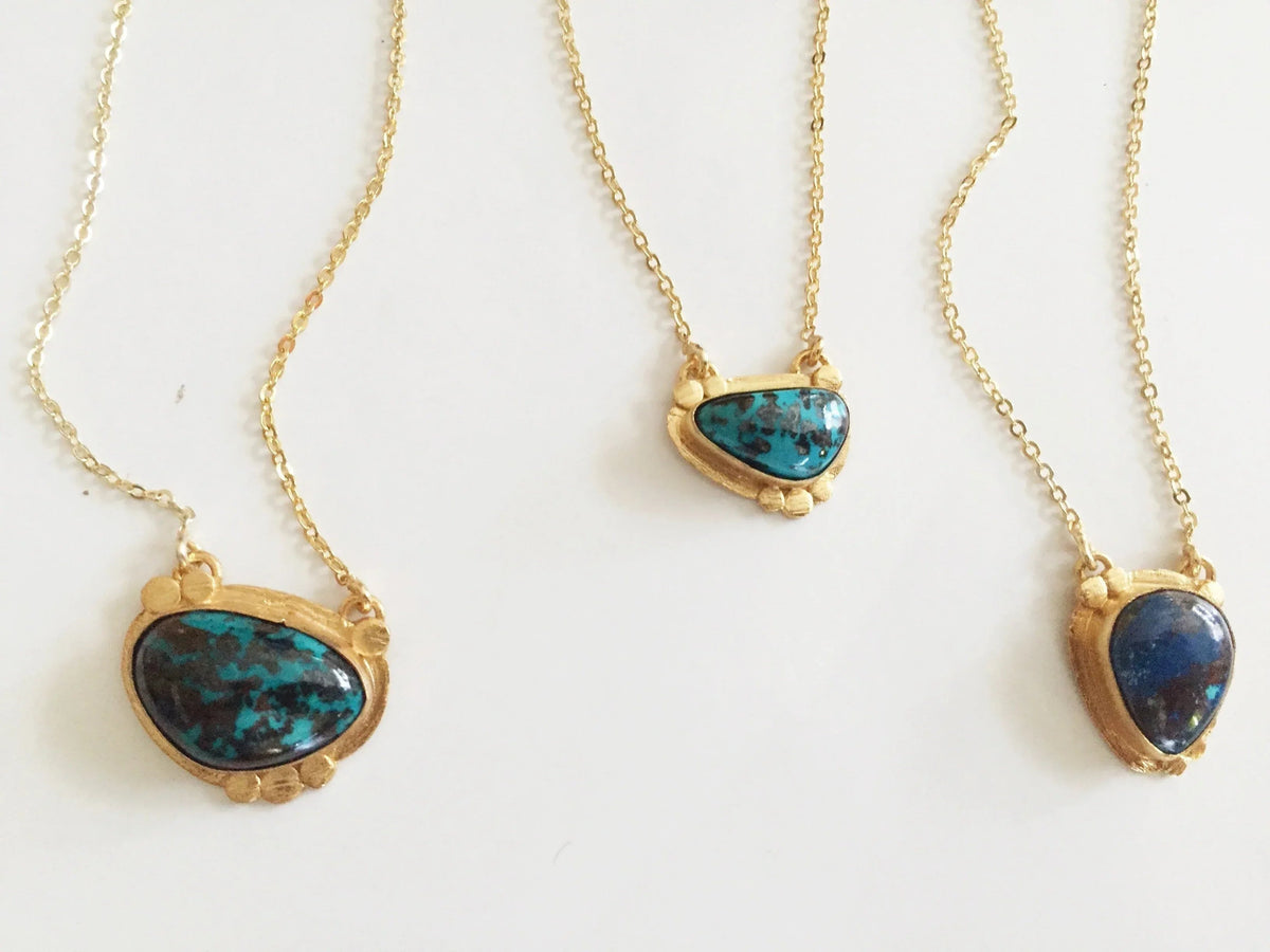 Namibia Azurite Pendant - Snagva