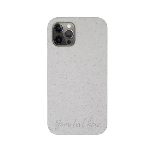 Biodegradable Personalized Phone Case - Natural White - Snagva