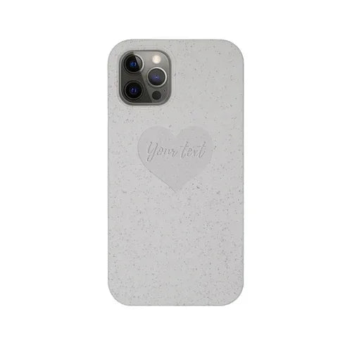 Biodegradable Personalized Phone Case - Natural White - Snagva