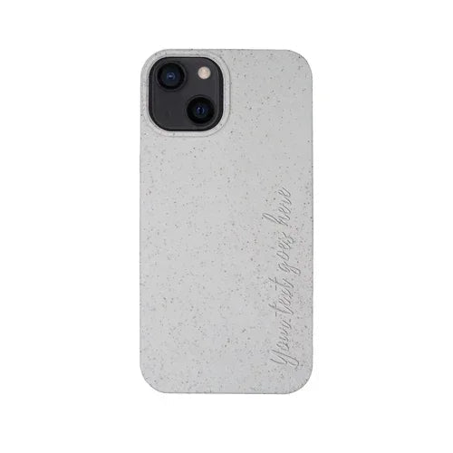 Biodegradable Personalized Phone Case - Natural White - Snagva
