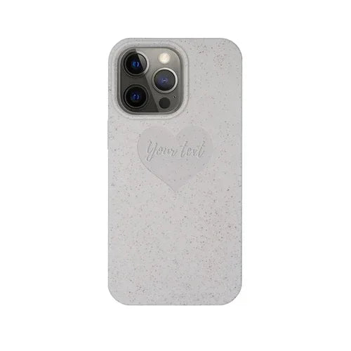 Biodegradable Personalized Phone Case - Natural White - Snagva
