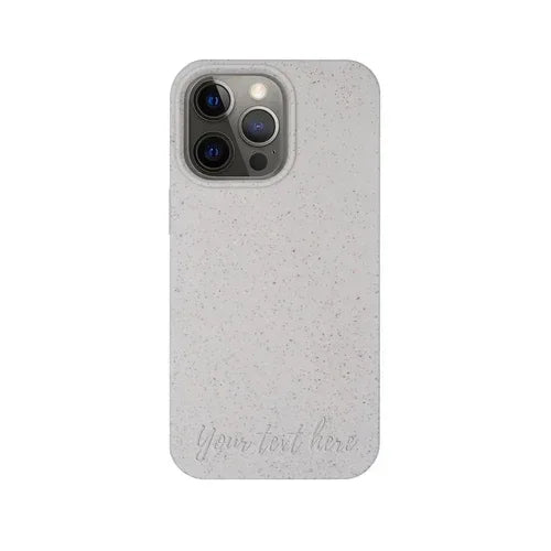 Biodegradable Personalized Phone Case - Natural White - Snagva