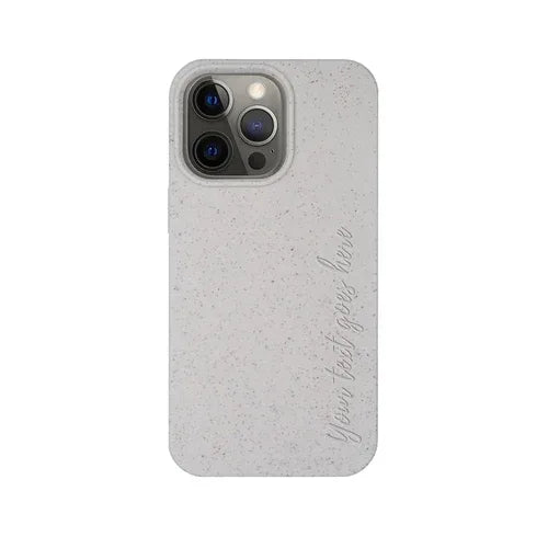 Biodegradable Personalized Phone Case - Natural White - Snagva