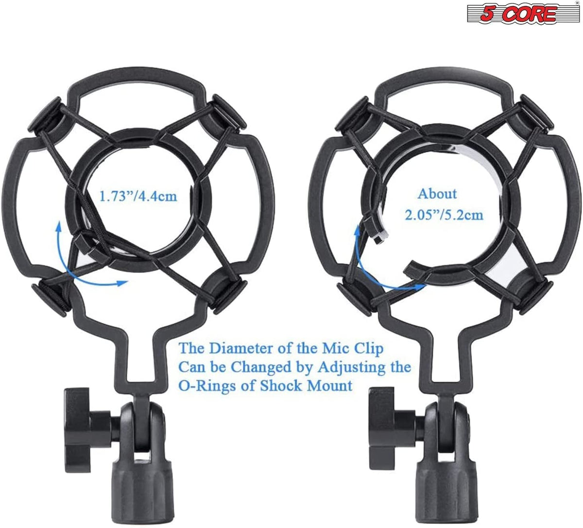 Snagva 5Core Recording Microphone Bundle – desk clamp mount
