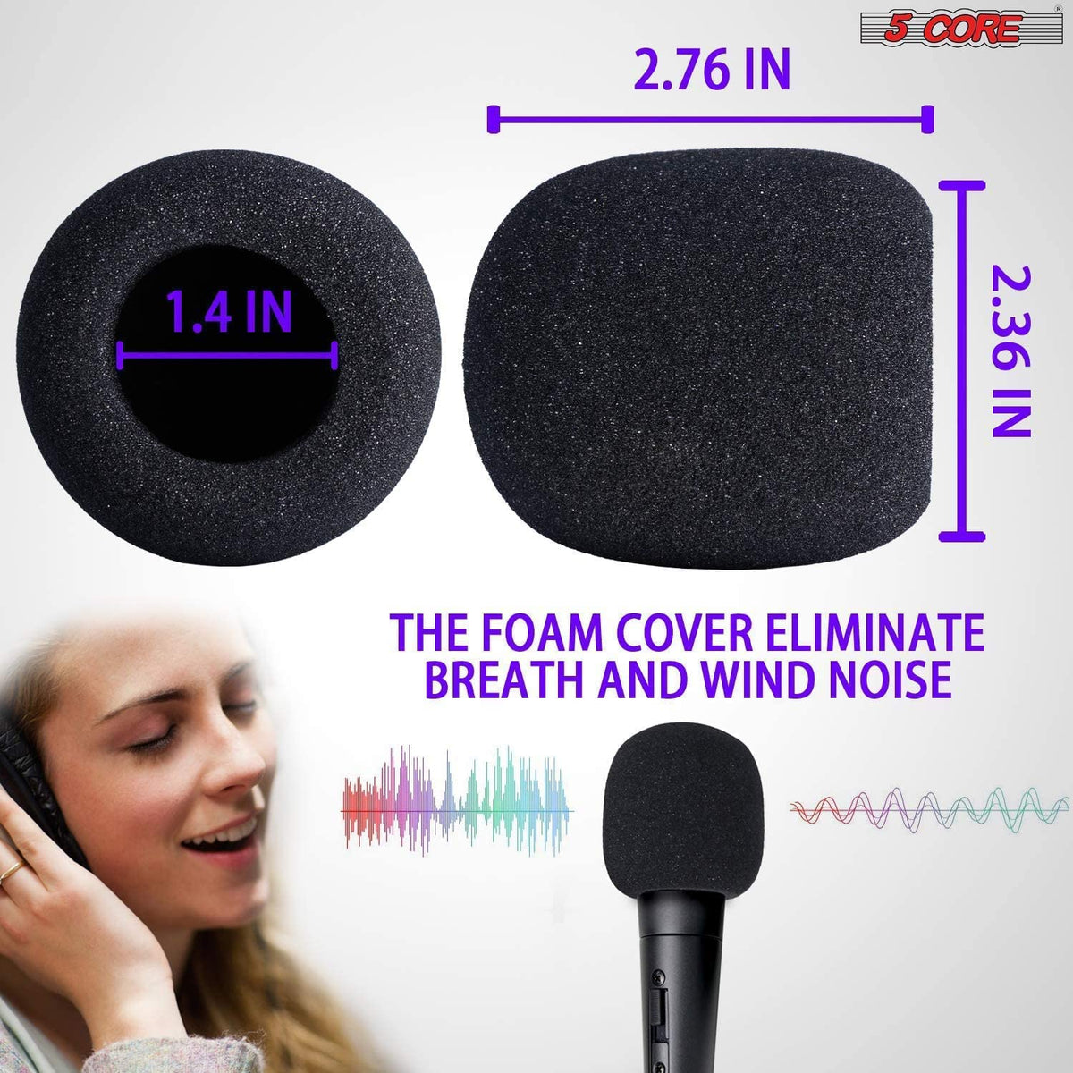 Snagva 5Core Recording Microphone Bundle – echo and volume control buttons