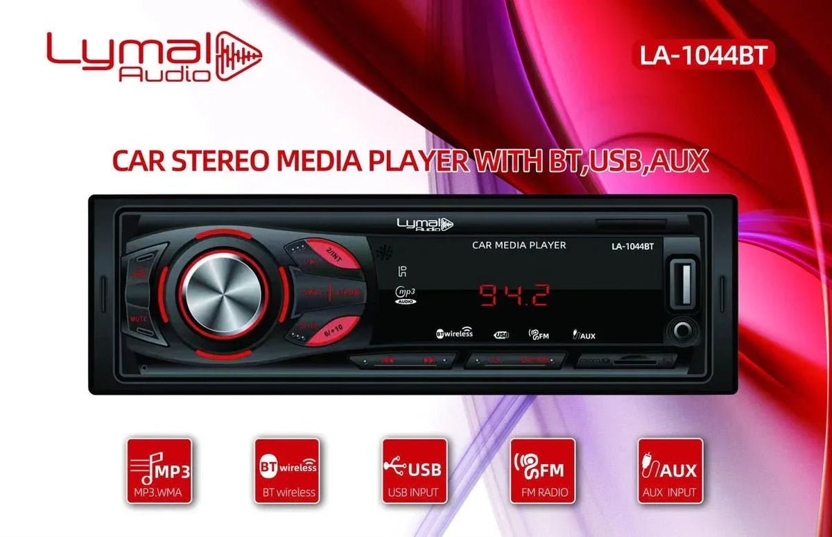 LA-1044BT Car Media Player with Bluetooth - Snagva