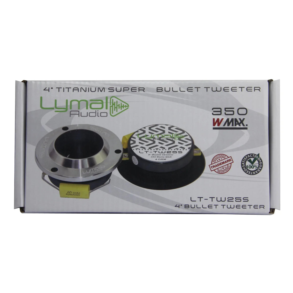 LT-TW25S PRO Bullet 3.75″ Super Tweeters Silver - Snagva