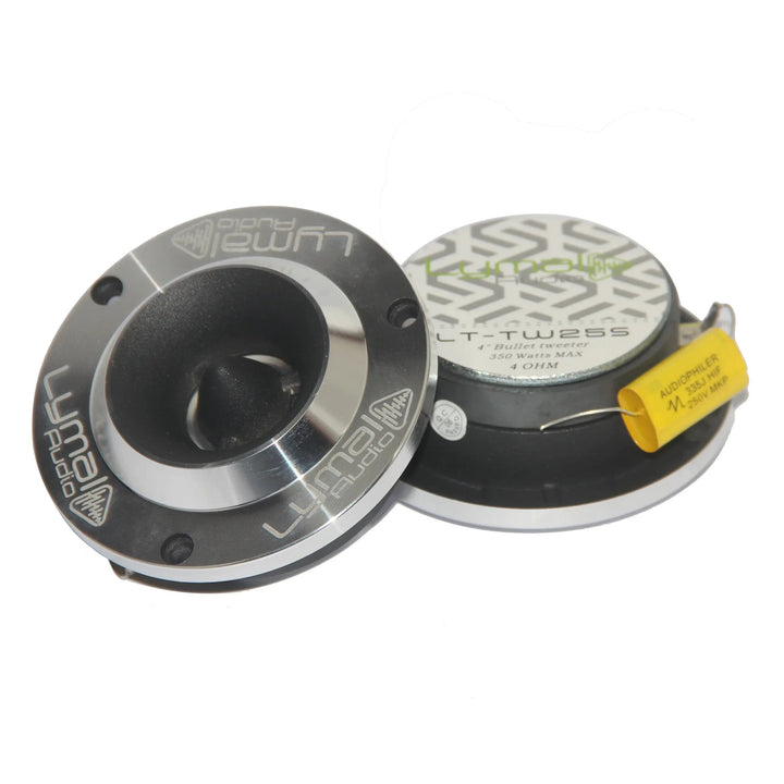 LT-TW25S PRO Bullet 3.75″ Super Tweeters Silver - Snagva