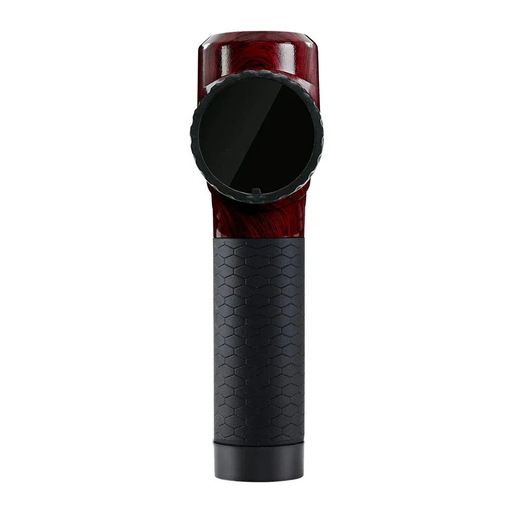 Everfit Massage Gun in use on a person's calf muscle providing percussive therapy.