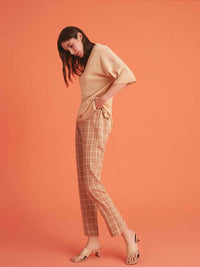 Lapel Collar Knit Top