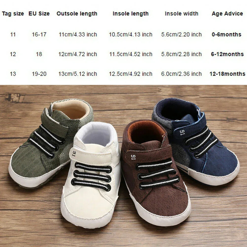 Newborn Infant Baby Boy Girl Casual Shoes Toddler - Snagva