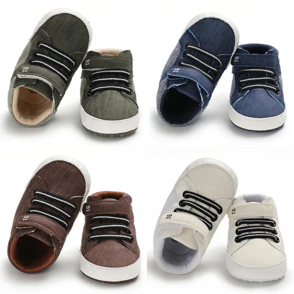 Newborn Infant Baby Boy Girl Casual Shoes Toddler - Snagva