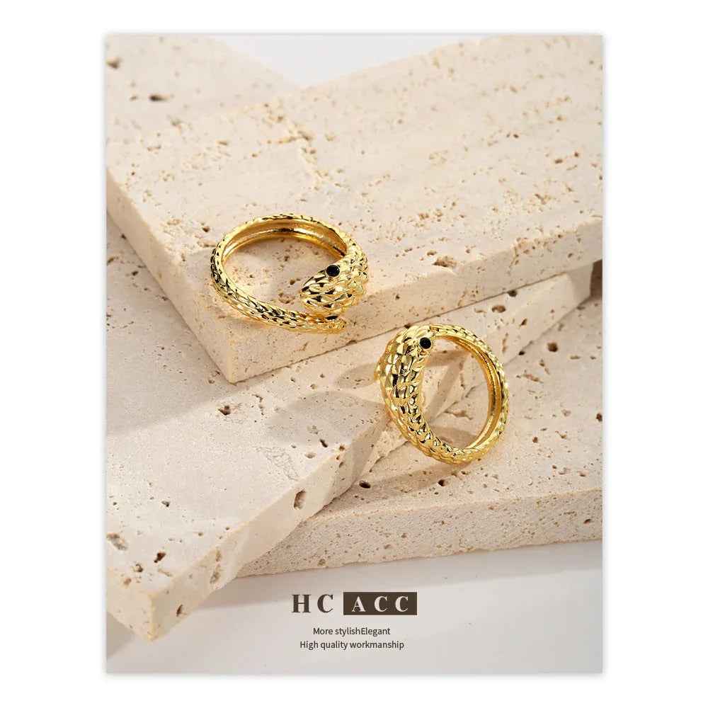 European and American Ring Snake-Shaped Women's Fashion Fashion