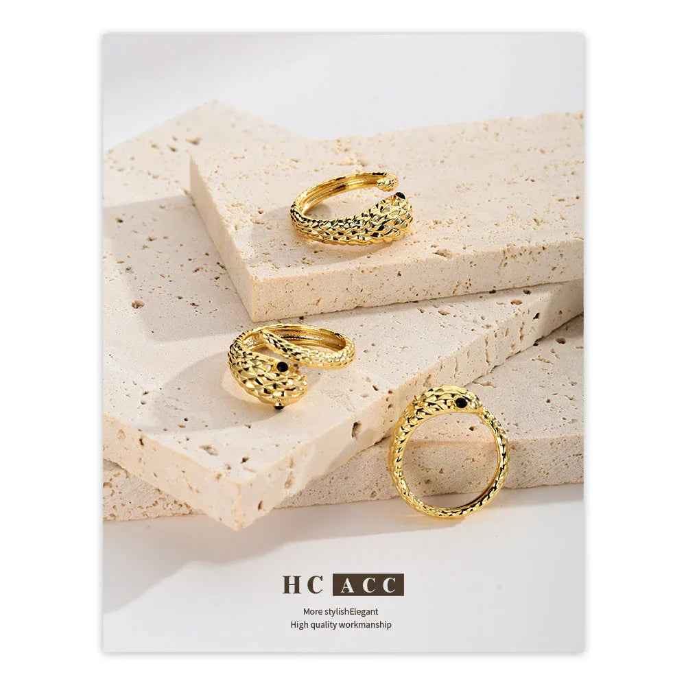 European and American Ring Snake-Shaped Women's Fashion Fashion