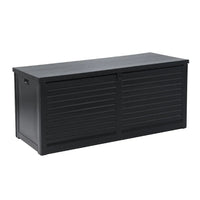 Close-up of the storage box lid hinge made of aluminum with inner stopper for secure closing.