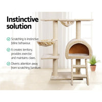 i.Pet Cat Tree 100cm Trees Scratching Post Scratcher Tower Condo House
