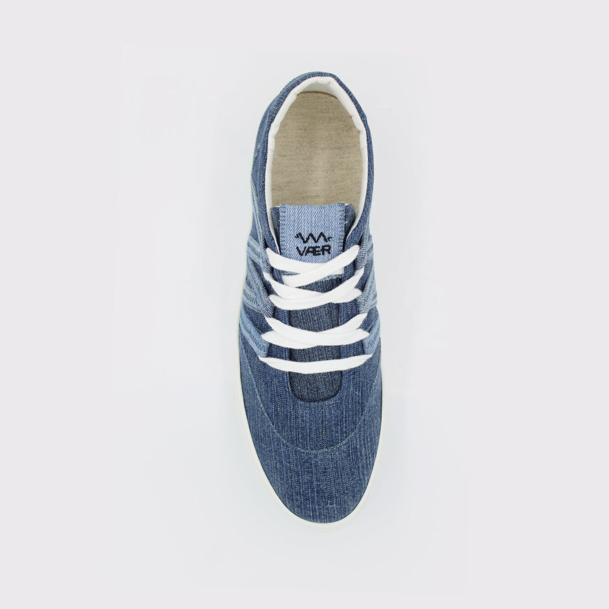 Snagva Blue Phoenix Sneaker – top-down view of shoe