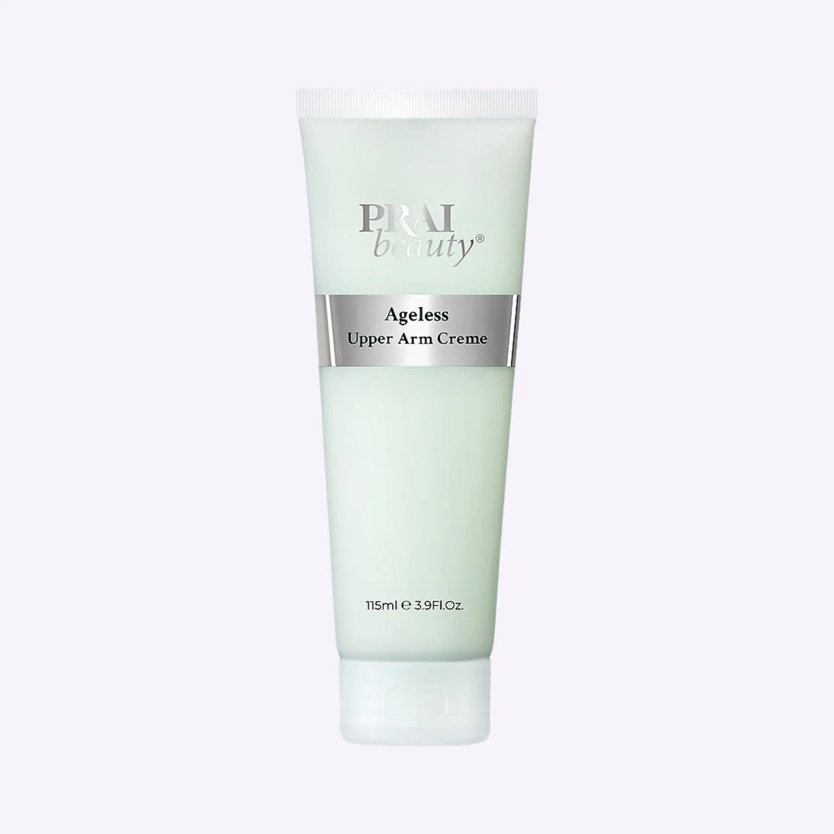115ml container of Ageless Upper Arm Creme with minty fragrance by PRAI Beauty