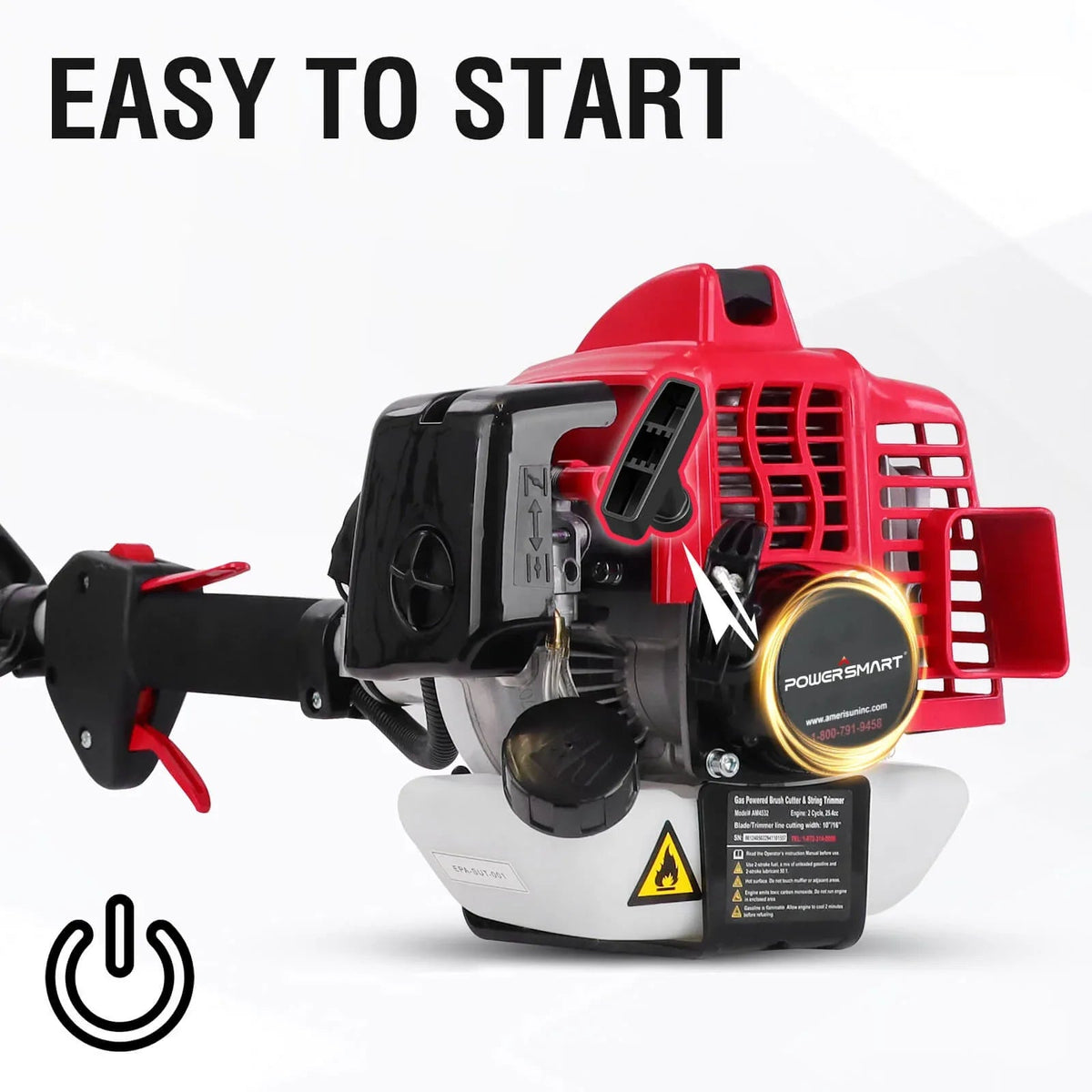 String trimmer head and cutting line with adjustable guard for edging.