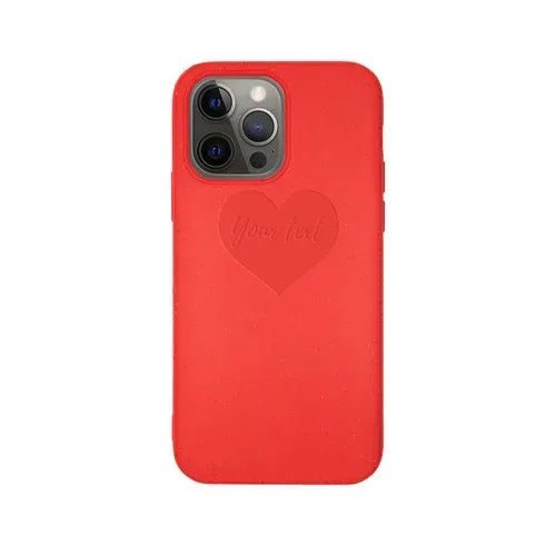 Biodegradable Personalized Phone Case - Red - Snagva