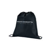 Backpack partially open showing top zipper closure and silver hardware