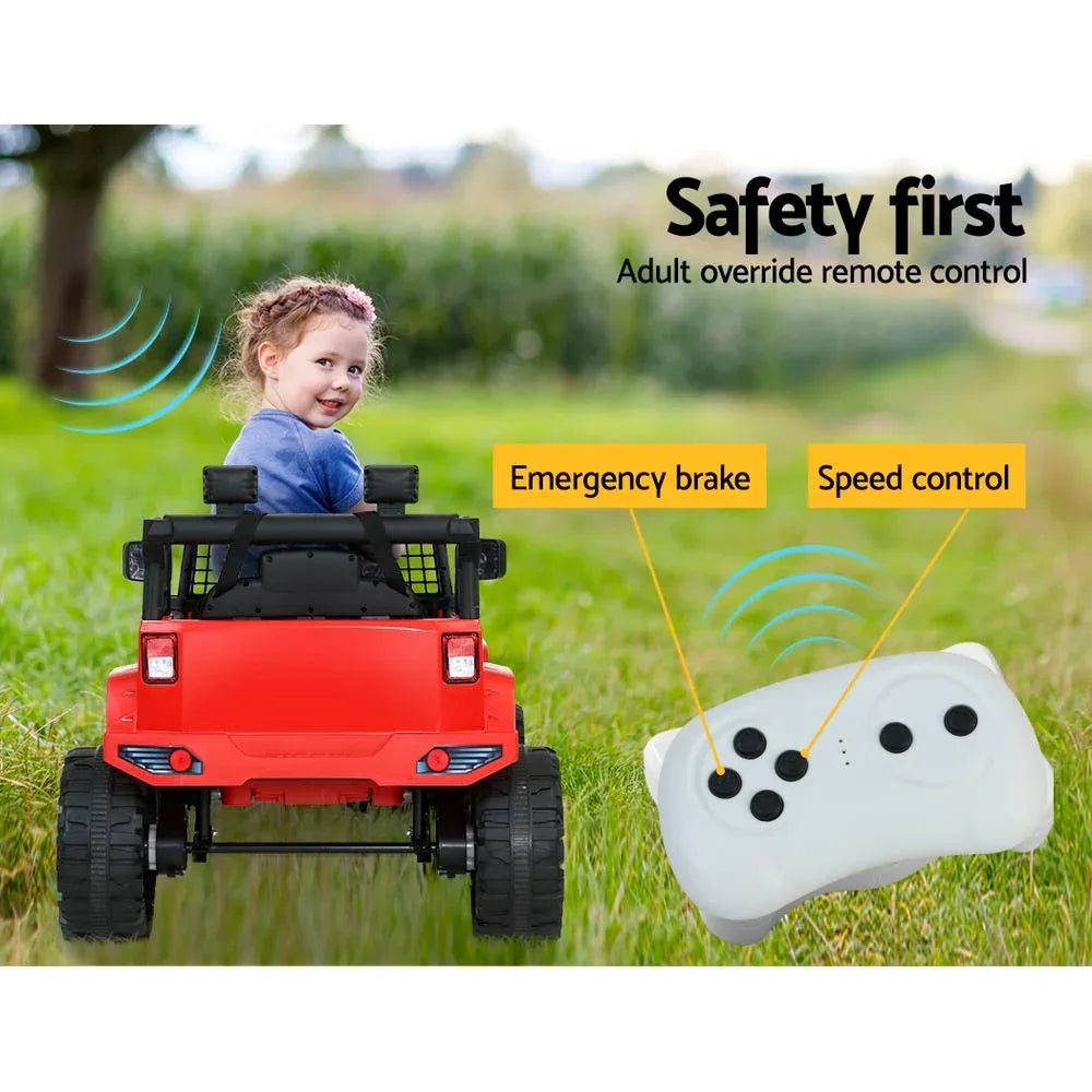 Rigo Kids Ride On Car Electric 12V Car Toys Jeep Battery Remote