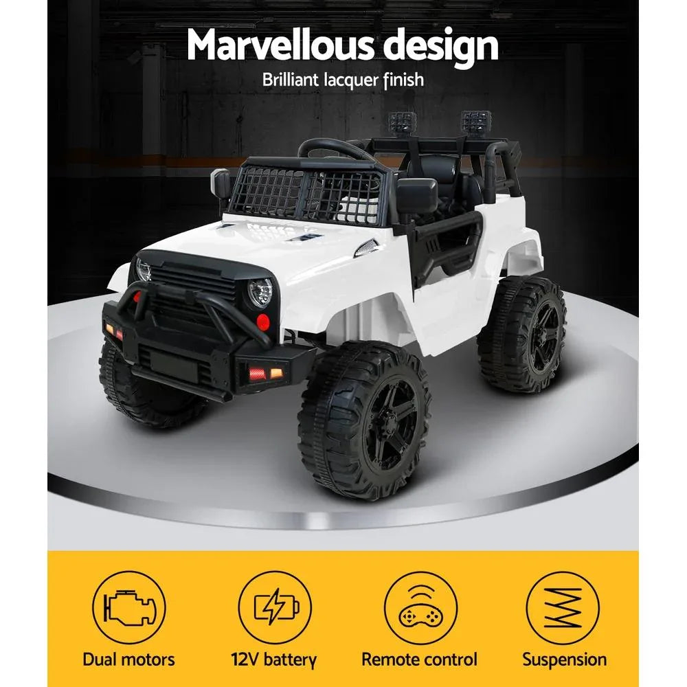 Rigo Kids Ride On Car Electric 12V Car Toys Jeep Battery Remote