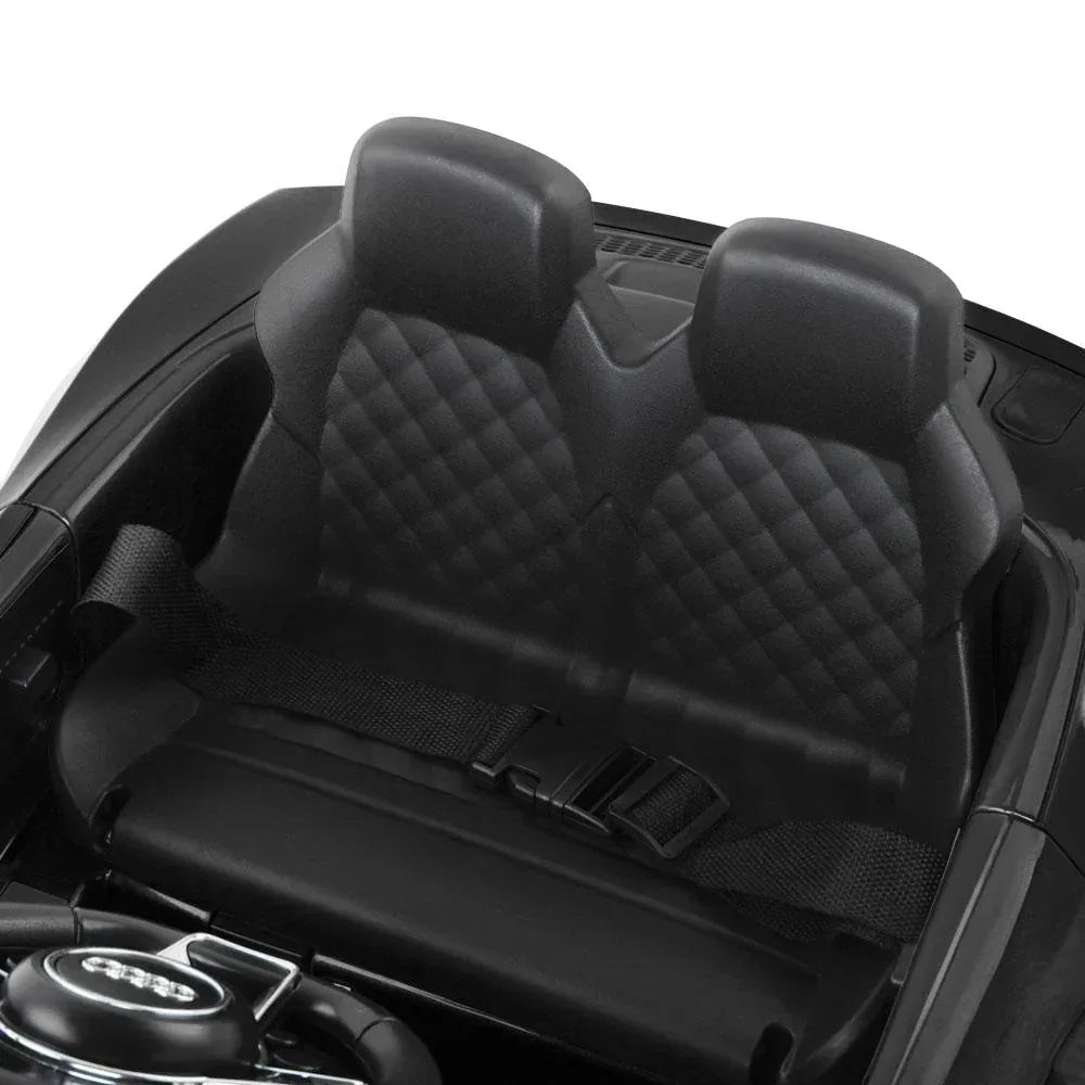 Kids Ride On Car Audi R8 Licensed Electric 12V Black - Snagva