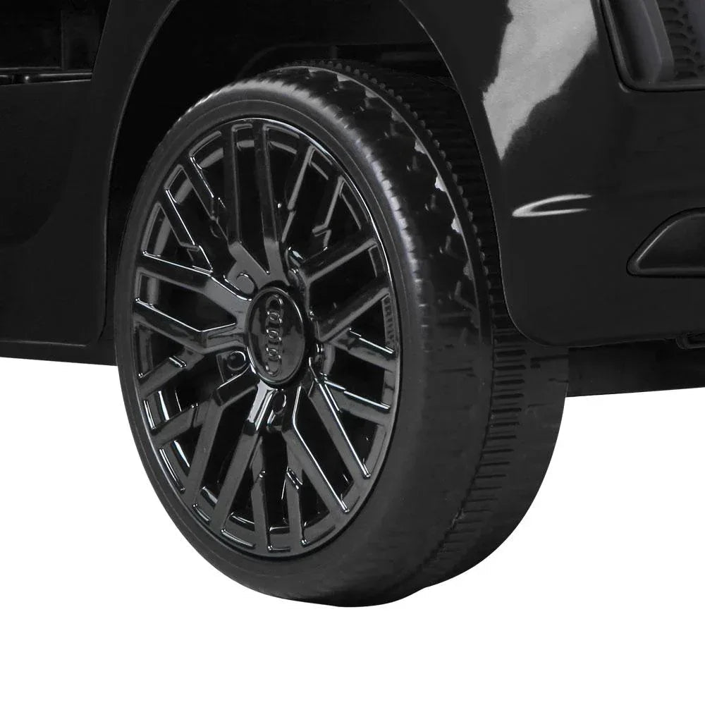 Kids Ride On Car Audi R8 Licensed Electric 12V Black - Snagva