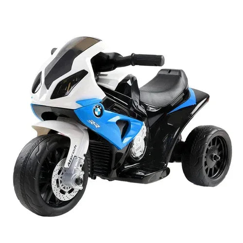 Kids Electric Ride On Car Police Motorcycle Motorbike BMW Licensed - Snagva
