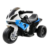 Kids Electric Ride On Car Police Motorcycle Motorbike BMW Licensed - Snagva