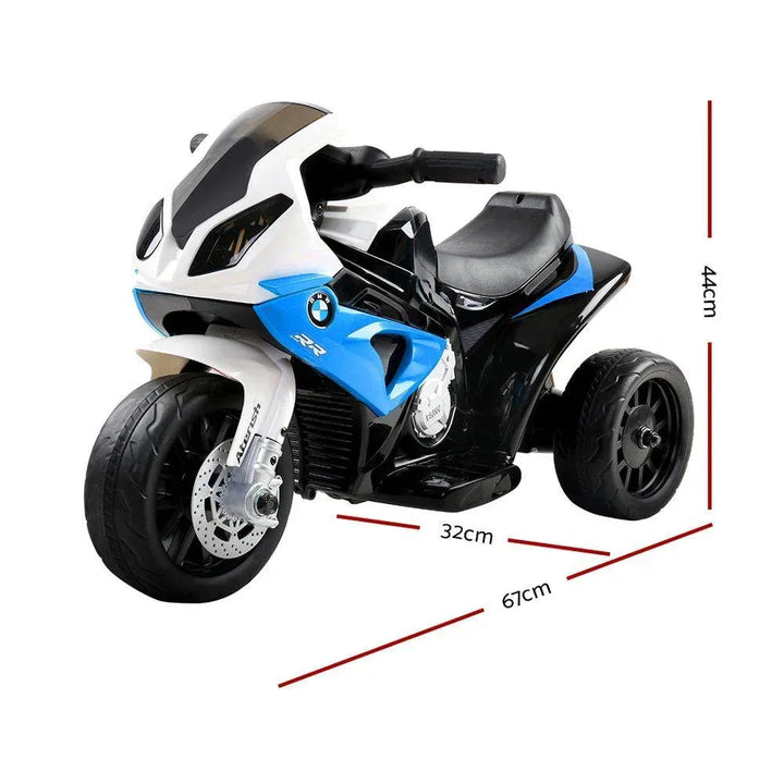 Kids Electric Ride On Car Police Motorcycle Motorbike BMW Licensed - Snagva