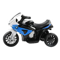 Kids Electric Ride On Car Police Motorcycle Motorbike BMW Licensed - Snagva